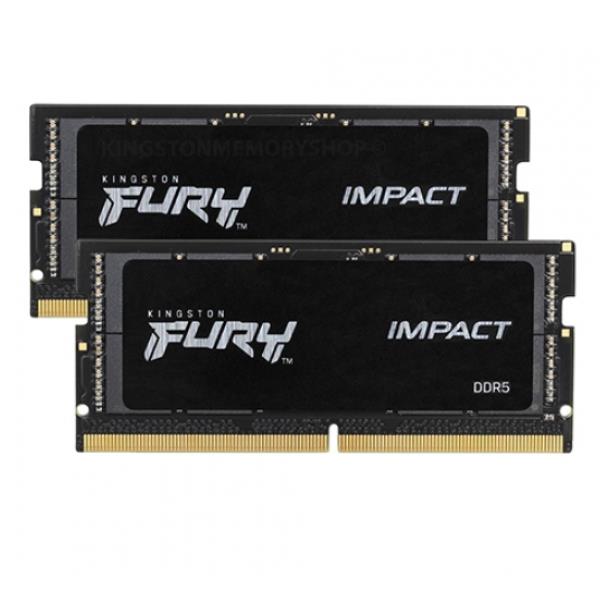 32GB 6400MT/s DDR5 CL38 SODIMM (Kit of 2) FURY Impact XMP