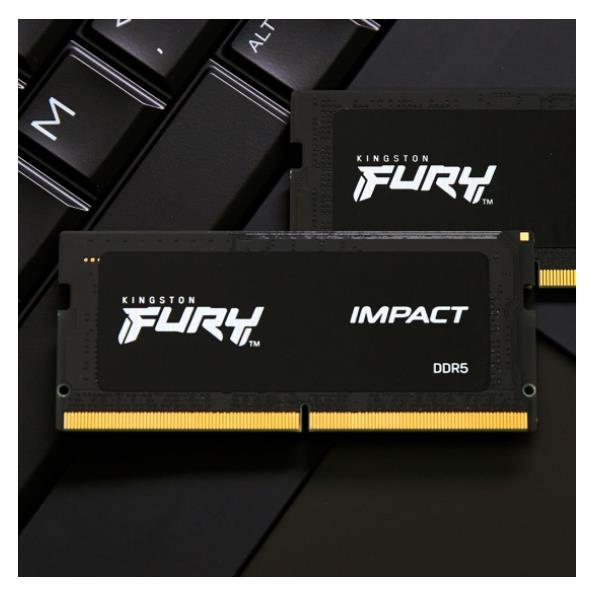 Kingston 64GB (2x32GB) DDR5 4800MT/s CL38 FURY Impact Black PnP