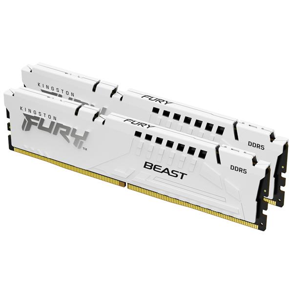 32GB 6000MT/s DDR5 CL30 DIMM (Kit of 2) FURY Beast White EXPO