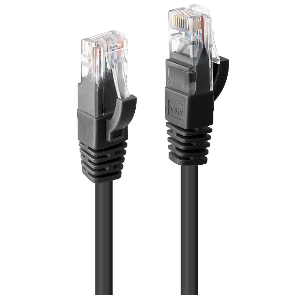 Cavo di Rete Cat.6 U/UTP Nero, 3m