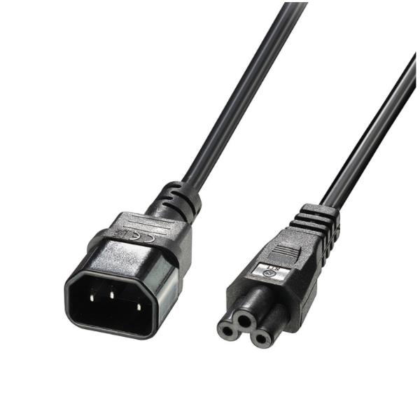 Prolunga alimentazione IEC C14 a IEC C5, 2m