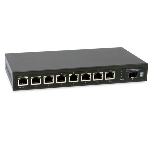 LEVELONE GEP-0925 – SWITCH PoE 9-PORTE 2,5 Gigabit, 8x PoE, 1x 10G/SFP+, 120W