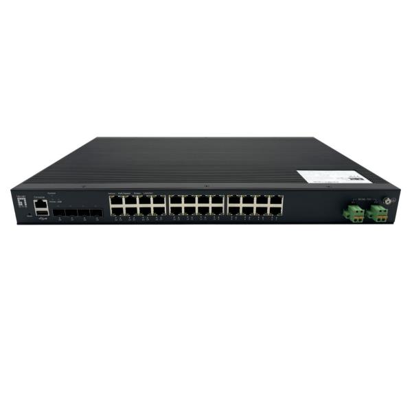 28-PORT L2 PLUS MANAGED POE INDUST.