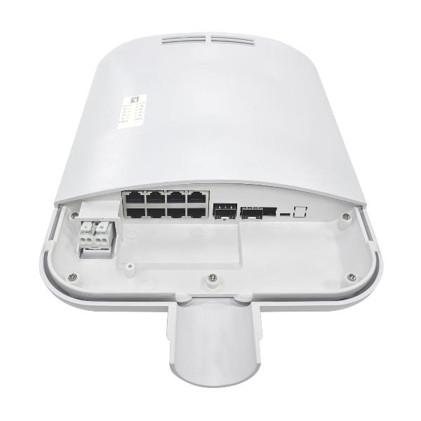LEVELONE OEP-1071 – SWITCH PoE Gigabit Ethernet a 10 porte, PoE 802.3af/at, 8 uscite PoE, budget di potenza 150W, 2 uplink SFP Gigabit