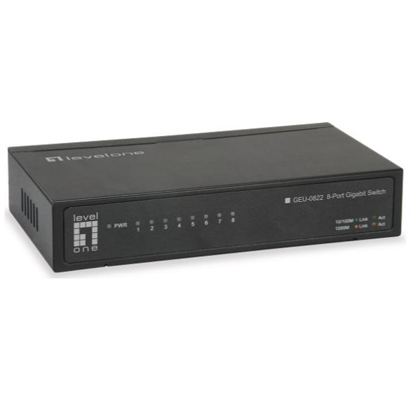 LEVELONE GEU-0822 – SWITCH 8-PORTE GIGABIT