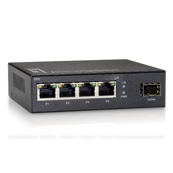 LEVELONE GEU-0521 – SWITCH 5-PORTE GIGABIT, 1x SFP