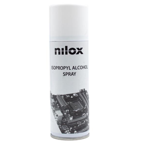 NILOX TECH – Bomboletta spray Alcool Isopropilico, rimuove olio, grasso e molto altro, evapora velocemente senza lasciare aloni e traccia