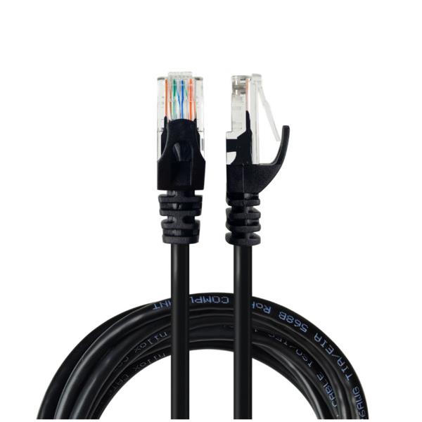 NILOX TECH – Cavo di rete Ethernet RJ45 UTP CAT 6, lunghezza cavo 5 mt, materiale CCA (lega di Alluminio/Rame), maschio a maschio, flessibile e durevole