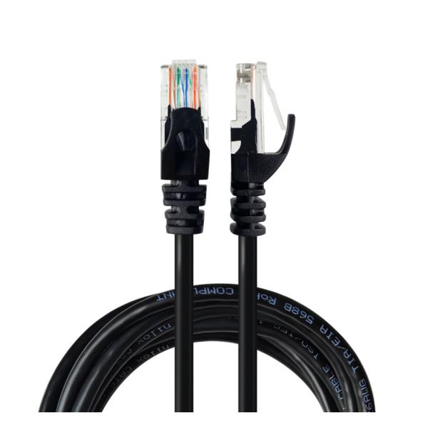 NILOX TECH – Cavo di rete Ethernet RJ45 UTP CAT 6, lunghezza cavo 1 mt, materiale CCA (lega di Alluminio/Rame), maschio a maschio, flessibile e durevole