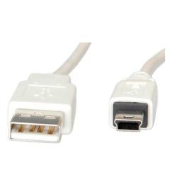 NILOX TECH – Cavo con connettore USB-A a connettore Mini USB-B, maschio a maschio, lunghezza cavo 1.8 mt, schermato, velocità di trasferimento dati fino a 480 Mbps, conforme a USB
