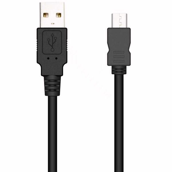 NILOX TECH – Cavo di collegamento con connettori USB-A 2.0 a connettore USB-2.0 MICRO, maschio a maschio, lunghezza cavo 0,8m , velocità di trasferimento: fino a 480 Mbps