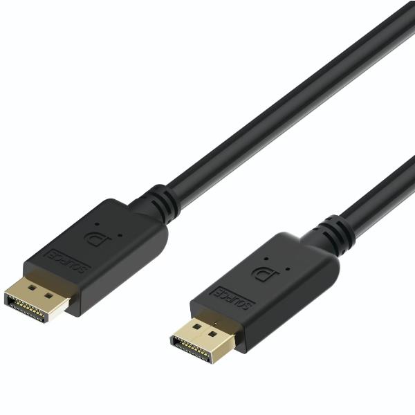 NILOX TECH – Cavo DisplayPort 1.4 20pin, maschio a maschio, risoluzione supportata fino a 8k, lunghezza cavo 2 metri, confezione retail