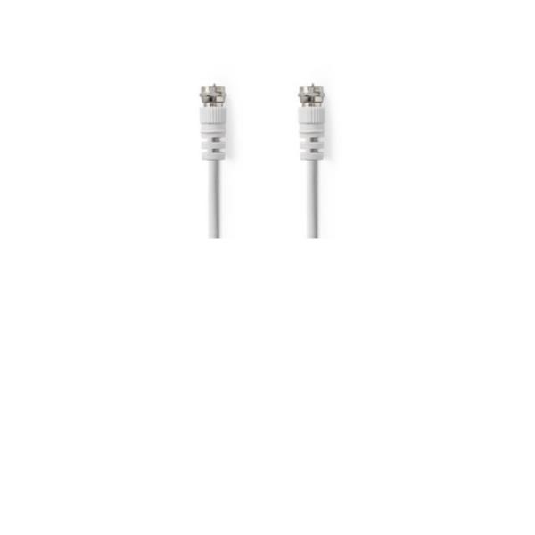 NILOX TECH – Cavo antenna satellitare con connettore F a connettore F, maschio a maschio, lunghezza cavo 3 mt