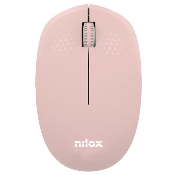 NILOX TECH – Mouse ottico, connessione wireless 2.4 Ghz, 1000DPI, 3 tasti, funziona con pile AA(non incluse)