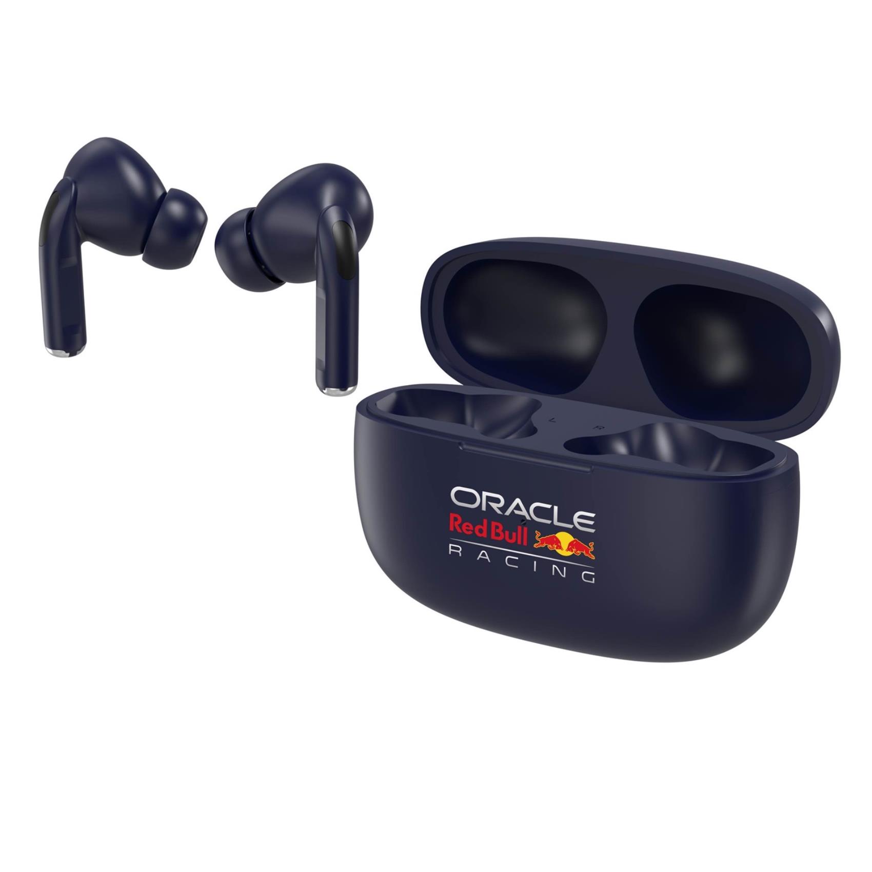 REDBULL – Auricolari True wireless con funzione ANC cancellazione attiva del rumore e ENC cancellazione del rumore ambientale, comandi integrati dalla cuffia, microfono integrato