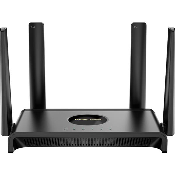 Reyee Cloud Wireless Router Mobile 4G LTE Cat4. Wi-Fi 4 3xFE LAN 1xFE WAN. Slot MicroSIM