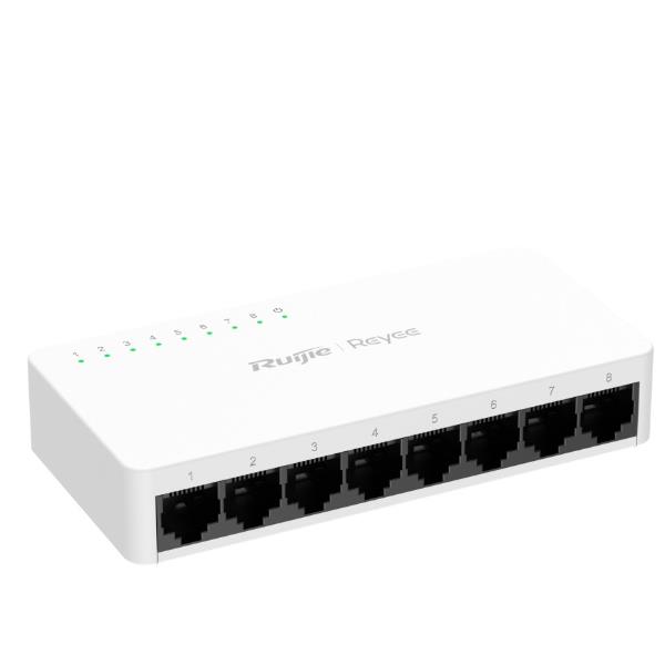 Reyee Switch unmanaged 8xGE con case in plastica