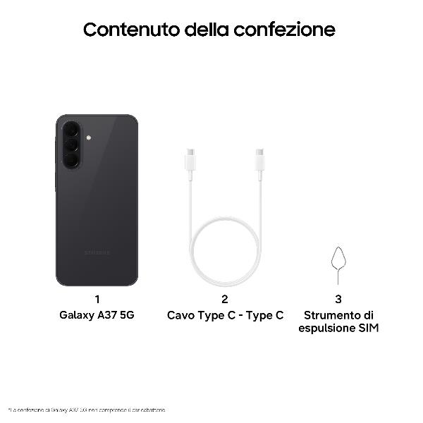 GALAXY A37 6+128GB CHARCOAL ENTERPRISE EDITION