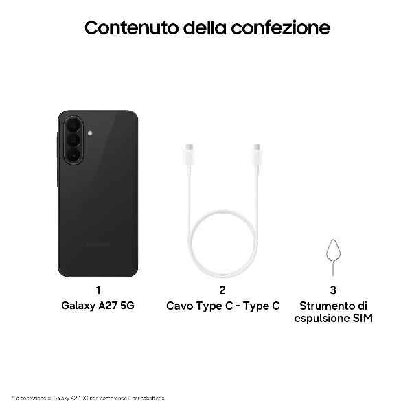 GALAXY A27 6+128GB BLACK ENTERPRISE EDITION