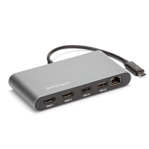 Thunderbolt 3 Mini Dock – TB3 Docking Station per 2 monitor HDMI
