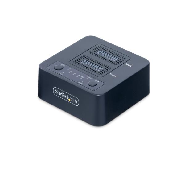 Duplicatore di unità M.2 NVMe 1:1, clonatore autonomo di dischi SSD M.2 fino a 90 GBpm, dock USB 3.2 20Gbps per drive M.2 a doppio alloggiamento, cavi USB-C/A inclusi