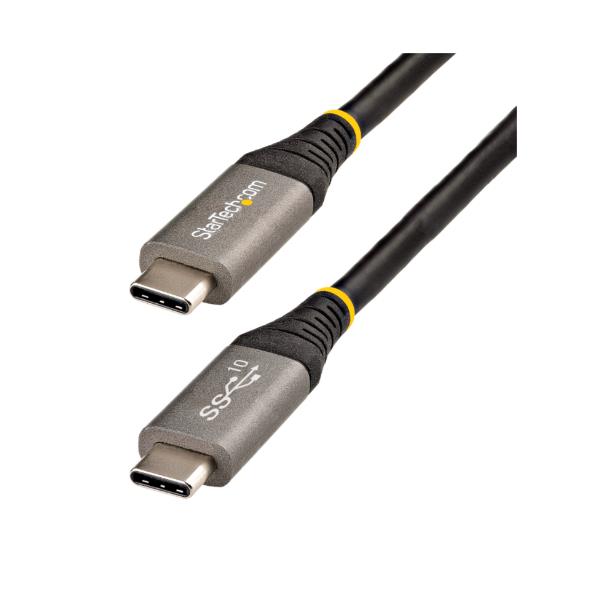 Cavo USB tipo C da 1m – Cavo da USB-C a USB- C certificato USB-IF 5Gbps – Cavo USB 3.2 Gen 2 Type-C – 100W (5A) Power Delivery – Supporta DP Alt Mode – Cavo dati e di ricarica