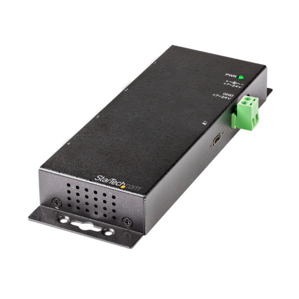 Hub US- C USB-A a 4 Porte 10Gbps – Replicatore di porte 2x USB Type C e 2x USB Type A in metallo – Hub USB 3.2 Gen 2 con protezione alle sovratensioni di tipo ESD – Autoalimentato