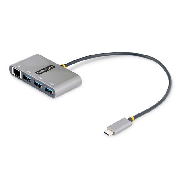 Hub USB-C con Ethernet a 3 porte