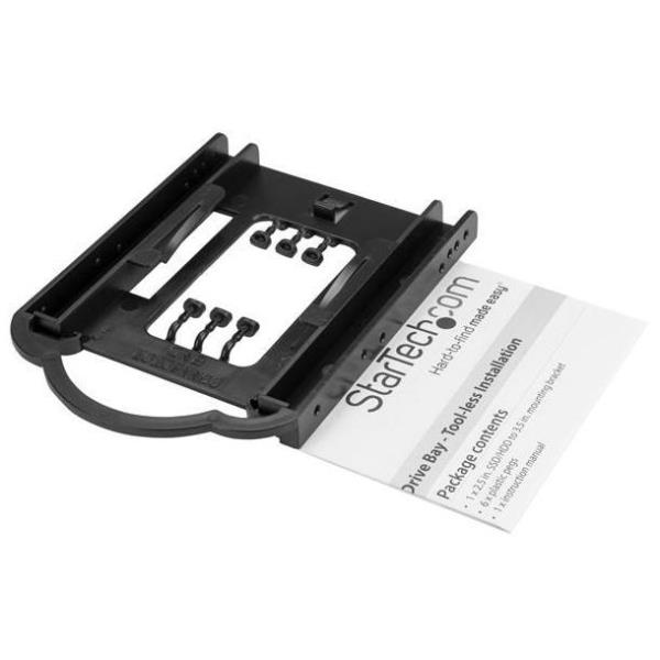 Staffa di montaggio per l’installazione senza utensili di un’unità HDD o SSD da 2,5″