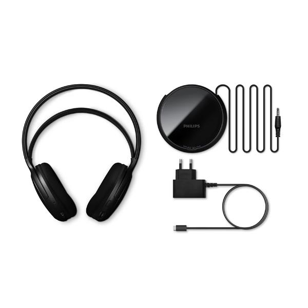 CUFFIE OVER-EAR PER TV – WIRELESS CON BASE