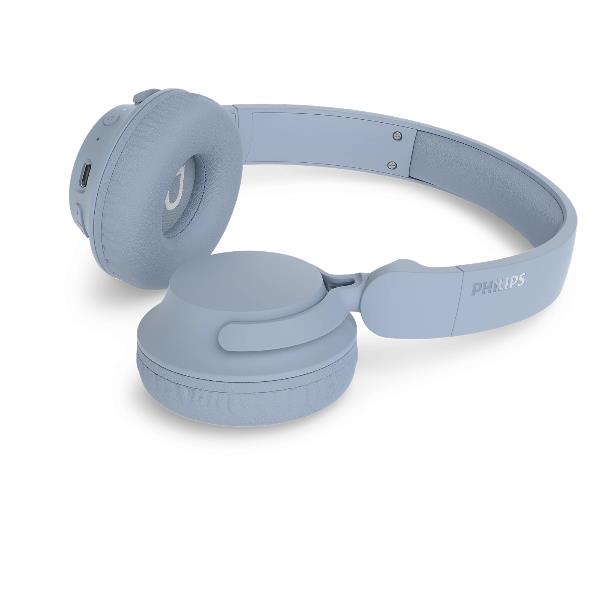 CUFFIA OVER-EAR WIRELESS BLUETOOTH MICROFONO – AZZURRO