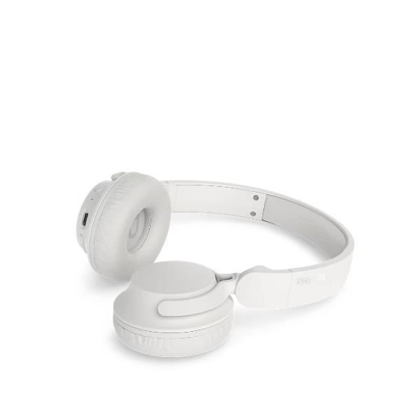 CUFFIA OVER-EAR WIRELESS BLUETOOTH MICROFONO – BIANCO