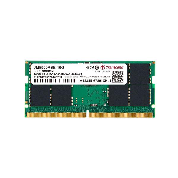 DRAM DDR5 SO-DIMM 5600MHz da 16GB, 1Rx8 2Gx8 CL46 1.1V