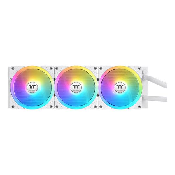 MAGFloe 360 Ultra Snow Edition/All-In-One Liquid Cooler System/ARGB Fan 120*3/PWM 500~2000rpm/Water Block 3.95inch LCD/TT RGB Plus Software/White