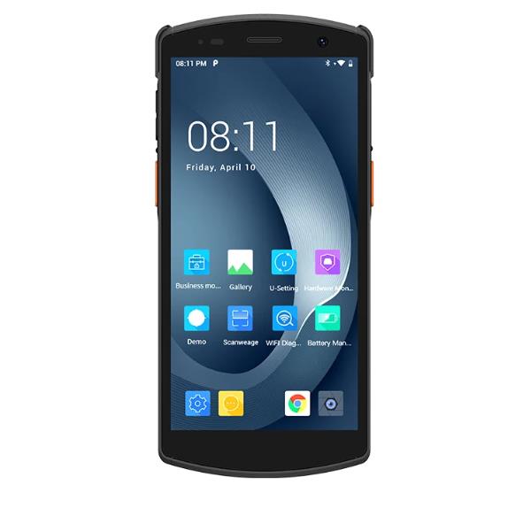 CT58C, 2.2 GHz, ANDROID 14 (GMS), DISPLAY 5.5″, 4 GB RAM / 64 GB FLASH, Wi-Fi, 4G, NFC, 13MP CAMERA, IP67, CAVO, ALIMENTATORE E HAND STRAP INCLUSI