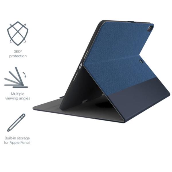 Custodia TekView con porta Apple pencil per iPad 10.2’’ – Navy/Blu
