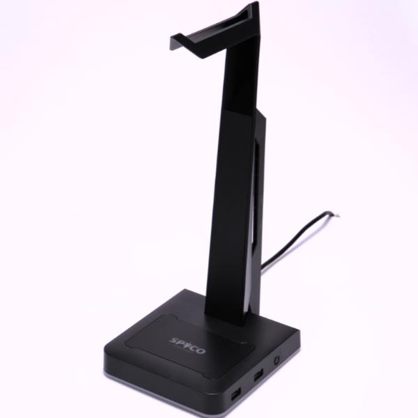 SPYCO – STAND PER CUFFIE GAMING RGB CON 2 PORTE USB
