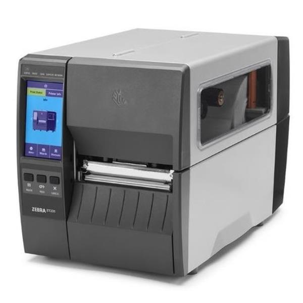 DT Printer ZT231, 4“?, 203 dpi, Direct Thermal, Tear, EU/UK Cords, USB, Serial, Ethernet, BTLE, USB Host, EZPL
