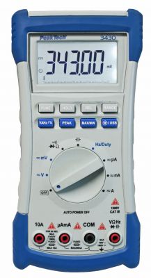 DMM with USB interface, auto range