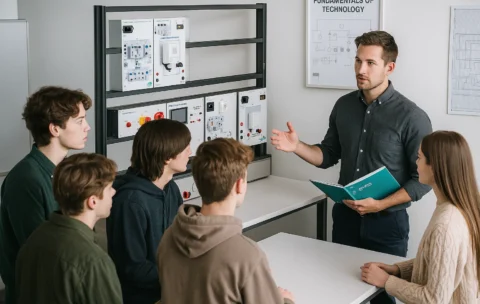 laboratorio-automazione-illuminotecnica-led-dali-dt8-knx-dimming-luxmetro-thd-smart-building