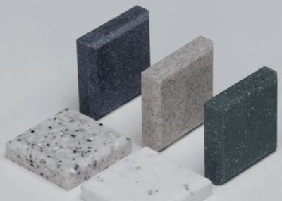 Corian (pietra artificiale) 50x50x12 mm [CONF. 15 PEZZI]