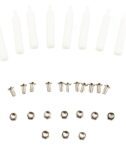 10 set di distanziatori in nylon M3 * 30 - FIT0194