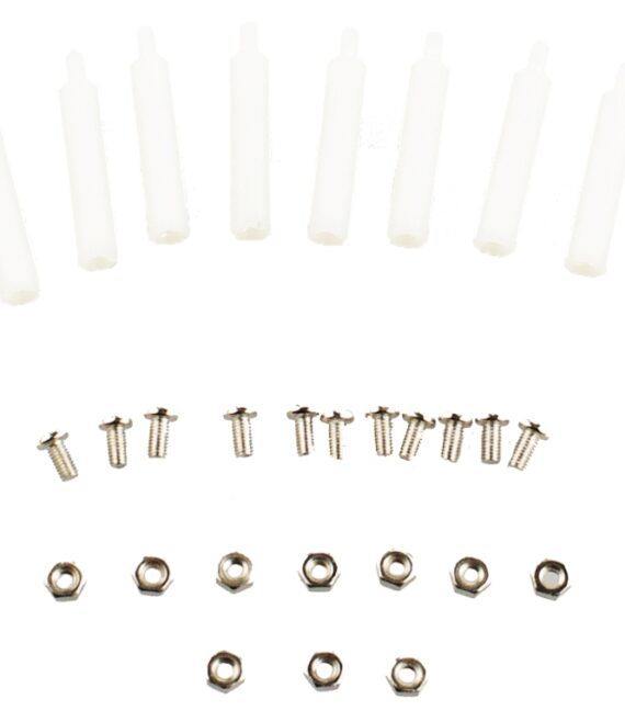 10 set di distanziatori in nylon M3 * 30 - FIT0194