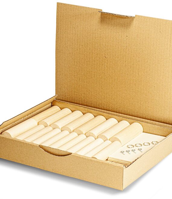 Pacchetto di materiali per segatura e tornitura del legno