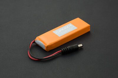 Batteria Lipo 7,4 V 2500 mAh (jack di alimentazione - FIT0137