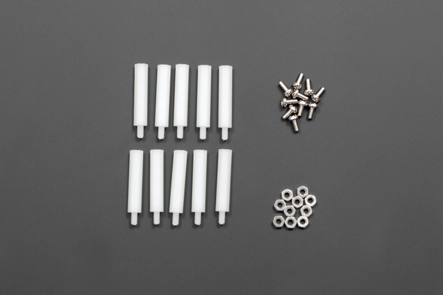 10 set di distanziatori in nylon M3 * 30 - FIT0194 – dettaglio 4