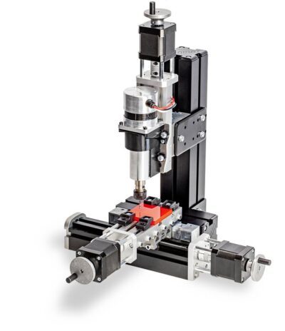 Fresatrice CNC a 3 assi con mandrino controllato + area di lavoro estesa + controllore a 4 assi