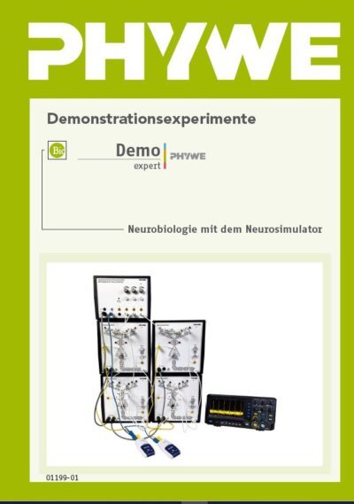 Manuale per gli esperimenti degli insegnanti con il neurosimulatore, DEMO Expert Biology (NST) (in tedesco)