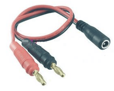 Cavo adattatore, presa CC da 2,1 mm a spina 2x4 mm, 5 A