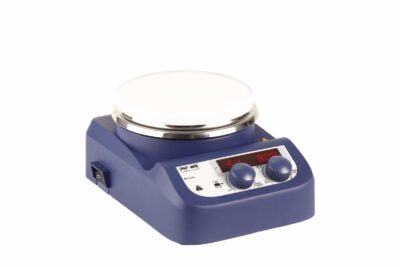 Agitatore magnetico con piastra riscaldante con connessione per termometro elettronico a contatto, 3 litri, 230 V
